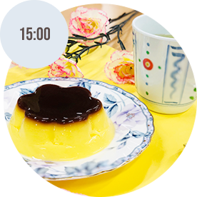 「おやつタイム」イメージ　15:00